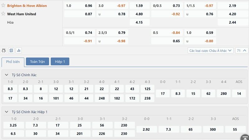 Bang Ty Le Keo Brighton Hove Albion Vs West Ham (1)